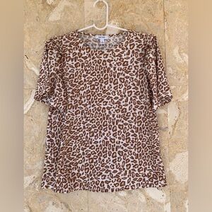 Nine West Women’s Leopard Print Shirt